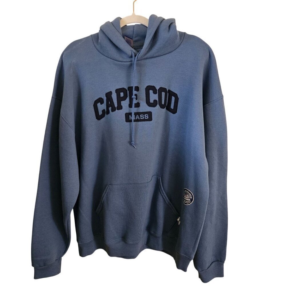 Russell Athletics NWT Cape Cod Mass Dri Power Blue Hoodie Size XL - Picture 1 of 8